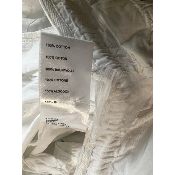 Free People Moon Bay Parachute Shorts Size Small Optic White - Picture 7 of 8